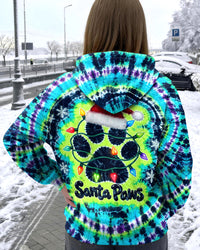 SANTA PAWS CHRISTMAS BURST ALL OVER PRINT - TLNT0710263