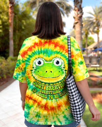 JUST BREATHE FROG SWIRL ALL OVER PRINT - TLNT1007263