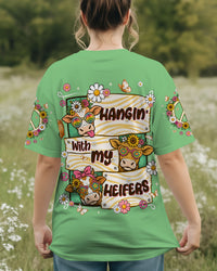 HANGIN' WITH MY HEIFERS HIGHLAND COW ALL OVER PRINT - TLNT0907261