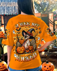 A WEE BIT WICKED HALLOWEEN  SPHYNX CAT ALL OVER PRINT - TLNT2208269