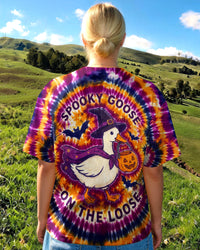 SPOOKY GOOSE HALLOWEEN SWIRL ALL OVER PRINT - TLNT1609261