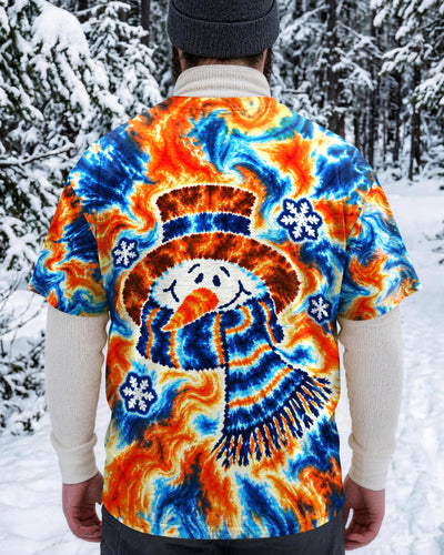 FROSTY ELECTRIC WINTER SNOWMAN VORTEX ALL OVER PRINT - TLNT1610261