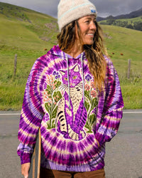 FLORAL GROOVY CAT SWIRL ALL OVER PRINT - TLNT1210261