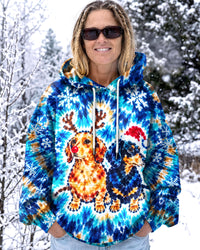 DACHSHUND DOG MERRY SNOWFLAKE BURST CHRISTMAS ALL OVER PRINT - TLNT0210261