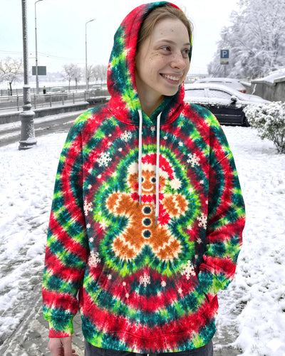 GINGERBREAD MERRY SNOWFLAKE VORTEX BURST ALL OVER PRINT - TLNT1510262