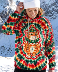 ORANGE TABBY CHRISTMAS CAT ALL OVER PRINT - TLNT0310268