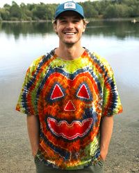 HORROR PUMPKIN HALLOWEEN SWIRL ALL OVER PRINT - TLNT2209268