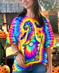 GNOME WITCH HALLOWEEN COLORFUL SWIRL ALL OVER PRINT - TLNT0809267