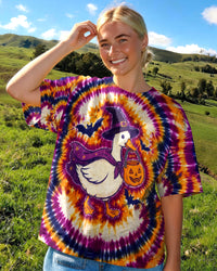 SPOOKY GOOSE HALLOWEEN SWIRL ALL OVER PRINT - TLNT1609261