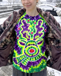 GROOVY REINDEER CHRISTMAS SWIRL ALL OVER PRINT - TLNT1710263