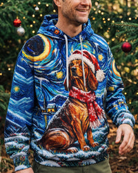 DACHSHUND CHRISTMAS STARRY NIGHT ALL OVER PRINT - TLNO1910262