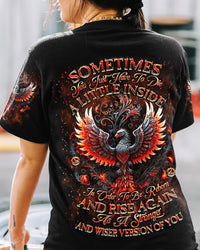 SOMETIMES YOU JUST HAVE TO DIE A LITTLE INSIDE PHOENIX ALL OVER PRINT - YHKD1005244