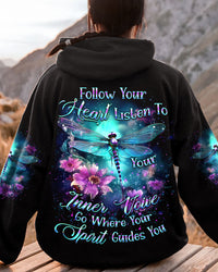 GO WHERE YOUR SPIRIT GUIDES YOU DRAGONFLY ALL OVER PRINT - YHKD0501243
