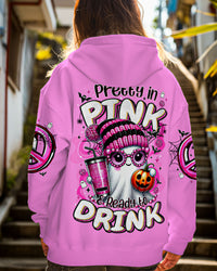 PRETTY IN PINK HALLOWEEN BOO ALL OVER PRINT - TYTM1109243