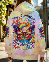 THE BRIGHTER YOUR RAINBOW BUTTERFLY ALL OVER PRINT - TYTM1309243