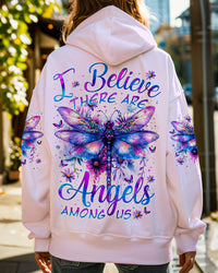 I BELIEVE THERE ARE ANGELS AMONG US DRAGONFLY ALL OVER PRINT - TYTM2009243