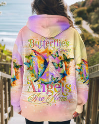 WHEN BUTTERFLIES APPEAR ANGELS ARE NEAR ALL OVER PRINT - TLNO1401252