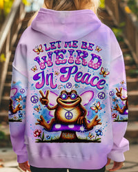 LET ME BE WEIRD IN PEACE TOAD ALL OVER PRINT - TLNO1209243