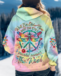 RUNNING AGAINST THE WIND DRAGONFLY TIE DYE ALL OVER PRINT - YHLN2412242