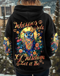 WHISPER WORDS OF WISDOM LET IT BE OWL ALL OVER PRINT - TY0312241