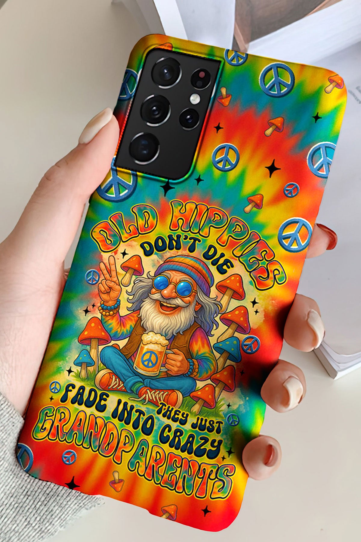 OLD HIPPIES TIE DYE PHONE CASE - TYTM1507253