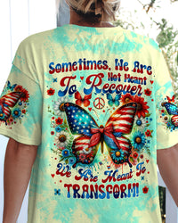 WE ARE MEANT TO TRANSFORM BUTTERFLY ALL OVER PRINT - TYTM0706244