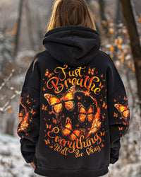 JUST BREATHE BUTTERFLIES ALL OVER PRINT - TYTM0211243