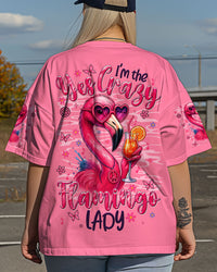 I AM THE CRAZY FLAMINGO LADY ALL OVER PRINT - TYTM1004251
