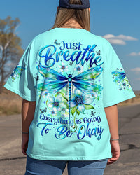 JUST BREATHE DRAGONFLY ALL OVER PRINT - TYTM0404252