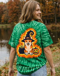 CORGI DOG WITCHY HALLOWEEN ALL OVER PRINT - TLNO1809261