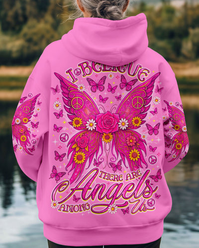 I BELIEVE THERE ARE ANGELS AMONG US WINGS ALL OVER PRINT - TLNO2009251