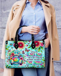 RUNNING AGAINST THE WIND CAR TIE DYE LEATHER HANDBAG - TLNO1804253