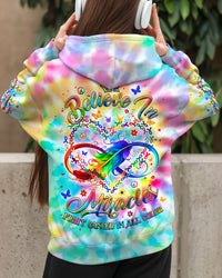WE BELIEVE IN MIRACLES CANCER AWARENESS ALL OVER PRINT - YHHG1909254