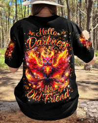 HELLO DARKNESS MY OLD FRIEND OWL ALL OVER PRINT - YHLN2909253