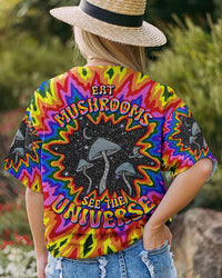 EAT MUSHROOMS SEE THE UNIVERSE TIE DYE ALL OVER PRINT - TLNO0308235