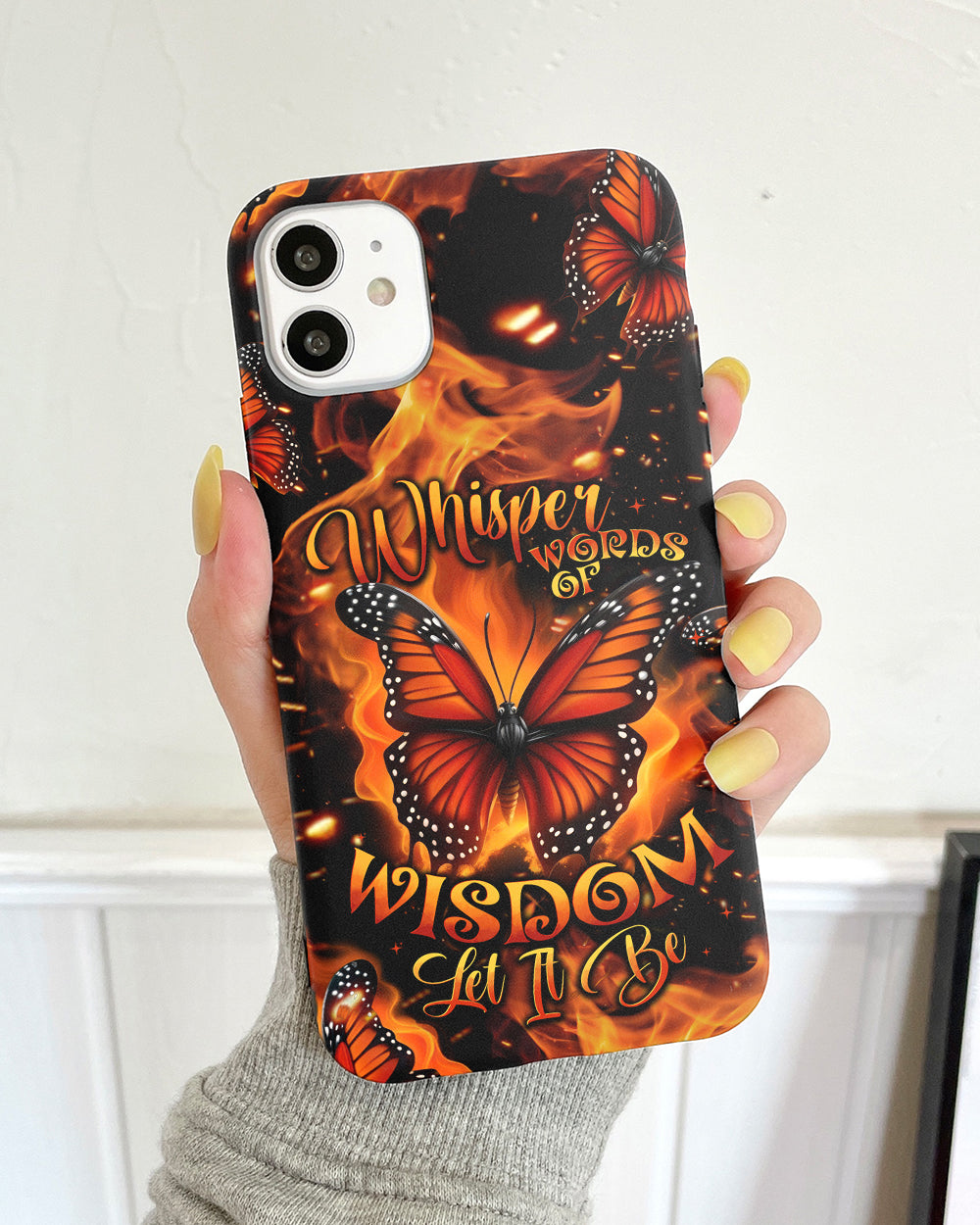 WHISPER WORDS OF WISDOM LET IT BE BUTTERFLY PHONE CASE - TYTD1510244