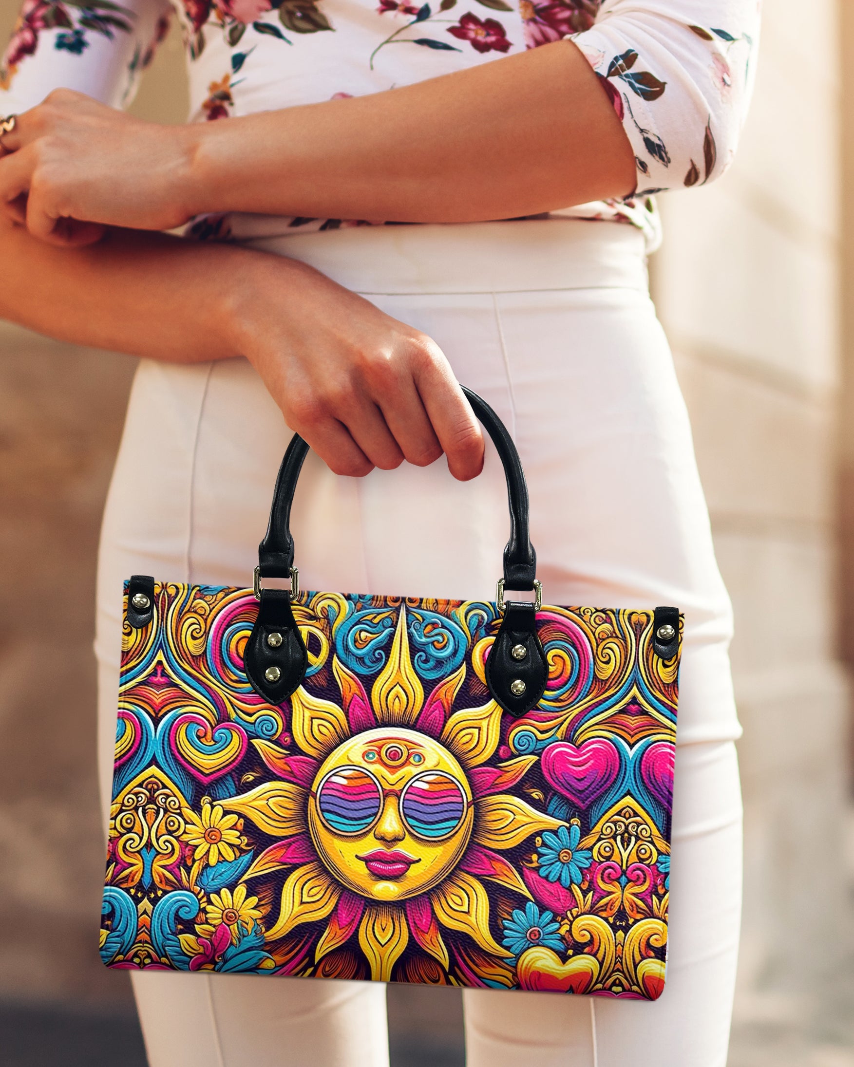 HIPPIE SUN LEATHER HANDBAG - YHHG2712244