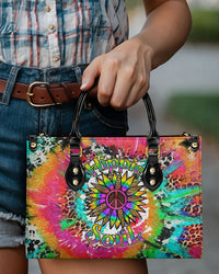 HIPPIE SOUL SUNFLOWER LEATHER HANDBAG - TLTW2903242