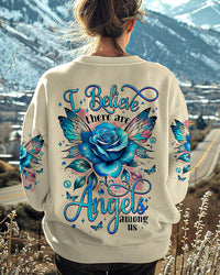 (HOT DEAL) I BELIEVE THERE ARE ANGELS AMONG US ROSE ALL OVER PRINT - TYTM2610241