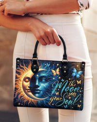 THE MOON SEES YOUR SOUL LEATHER HANDBAG - TLNO2706244