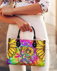 HIPPIE LOVE TIE DYE LEATHER HANDBAG - TLNZ2503241
