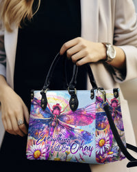 EVERYTHING WILL BE OKAY DRAGONFLY LEATHER HANDBAG - TY2303241