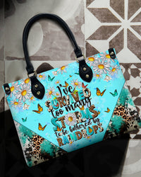 I'VE SURVIVED TOO MANY STORMS LEATHER HANDBAG - TLTW1806243