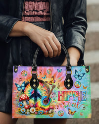 HIPPIE SOUL TIE DYE GUITAR LEATHER HANDBAG - TLNO1106245