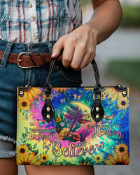 JUST BELIEVE DRAGONFLY MOON TIE DYE LEATHER HANDBAG - TLNO0406242
