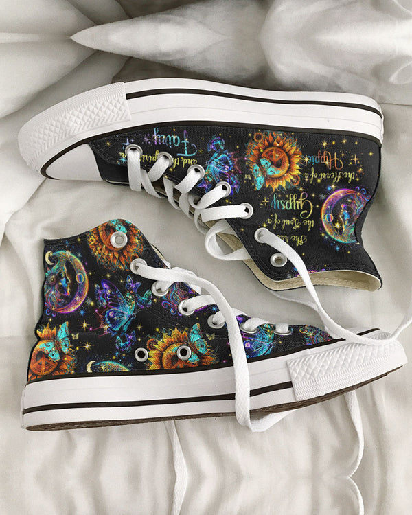 SPIRIT OF A FAIRY HIGH TOP CANVAS SHOES - TYTD2604236