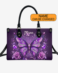 I AM ENOUGH BUTTERFLY LEATHER HANDBAG - TLPQ2303241