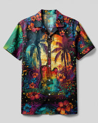 FIND ME WHERE THE MUSIC MEETS THE OCEAN GUITAR CAMP SHIRT - TLNO1305236