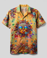 BE YOU THE WORLD WILL ADJUST SUN CAMP SHIRT - TLNO2106246