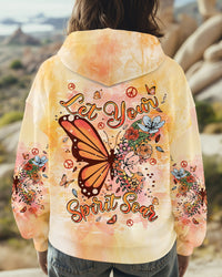 LET YOUR SPIRIT SOAR BUTTERFLY ALL OVER PRINT - TLPQ0509241